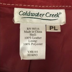 Women’s leather coat